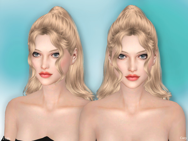 Sims 4 — Jennie B - Female Hairstyle - Mesh Only by Cazy — Required Colors Package in Required Items list. Female
