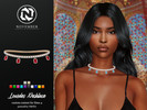 Sims 4 — November - Lourdes Necklace (Patreon Exclusive) by VentaStudio — 20 Swatches