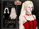 Sims 4 — Caelis - Hairstyle by VivianDang — - All new meshes