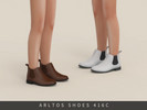 Sims 4 — Classic Chelsea boots Child by Arltos — 6 colors.