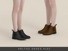 Sims 4 — Classic Chelsea boots Female by Arltos — 6 colors.
