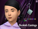 Sims 4 — Bookish Earrings for Kids by SunflowerPetalsCC — A child conversion of my Bookish earrings; a pair of earrings