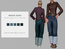 Sims 4 — Miriam Jeans by Charlotte_Morris — 5 swatches