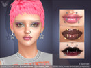 Sims 4 — Stars Angel Fangs Snake Bite Lip Piercing by feyona — Stars Angel Fangs Snake Bite Lip Piercing set comes with 6