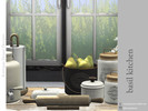 Sims 4 — Basil Kitchen by kerriganhouse — A set of cute vintage kitchen clutter.
