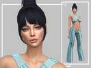 Sims 4 — Sarah Simion by _TRASRAS — Go to Required tab to upload necessary CC, if you want your sim same as pictures.
