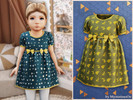Sims 4 — Toddler - Floral bow waist dress by MysteriousOo — A relaxed fit dress designed with a soft, flowy silhouette.