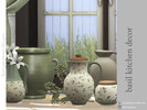 Sims 4 — Basil Kitchen Decor by kerriganhouse — An add-on kitchen clutter set.
