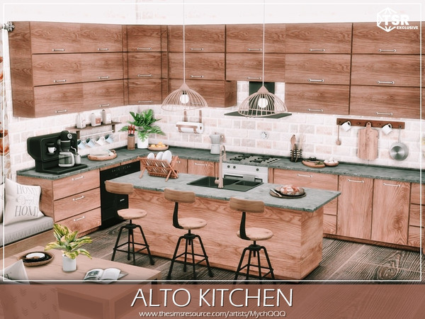 Sims 4 — Alto Kitchen by MychQQQ — Value: $ 21,799