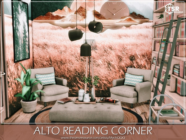 Sims 4 — Alto Reading Corner by MychQQQ — Value: $ 21,879