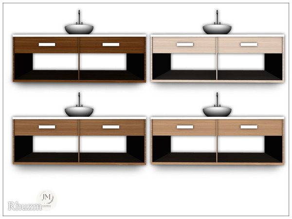 Sims 4 — jomsims Rhuzm sink by jomsims — A luxurious bathroom with a modern and refined design inspired by the finest