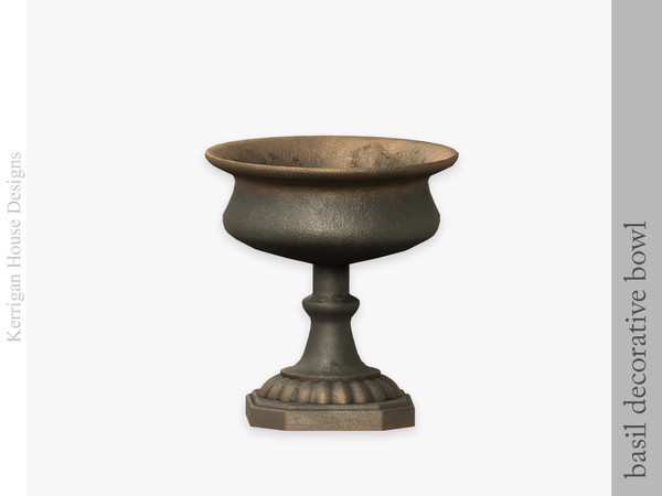 Sims 4 — Basil Decorative Bowl by kerriganhouse — A set of vintage clutter.