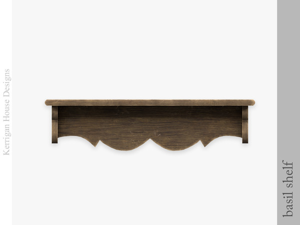 Sims 4 — Basil Shelf by kerriganhouse — A set of vintage clutter.
