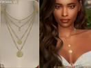 Sims 4 — Division Necklace V1 - Layered Satellite Chain Pendant Necklace by christopher0672 — This is a stunning set of