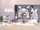 Sims 4 — Kids Bunny Bedroom Part 3 by Comiko — Part 3 - Kids Bunny Bedroom Set is base game compatible and consist of 7