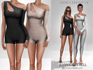 Sims 4 — ANDREA JUMPSUIT SET by Joan_Campbell_Beauty_ — INCLUDES: LONG JUMPSUIT (10 swatches)