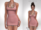 Sims 4 — AYIS DRESS by Joan_Campbell_Beauty_ — 4 swatches Custom thumbnail Original mesh