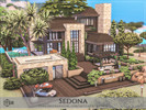 Sims 4 — Sedona - No CC by Rirann — Sedona is a beautiful mansion with the pool and outdoor lounge areas