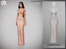 Sims 4 — DERNIER - Kristen Gown by VentaStudio — 15 Swatches