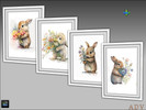 Sims 4 — ADV_Mabra_s4EasterSet15 by MABRA2 — A set of Easter paintings