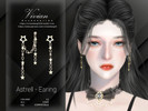 Sims 4 — Astrell - Earing by VivianDang — - All new meshes