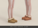 Sims 4 — Classic Snow boots Female by Arltos — 10 colors.