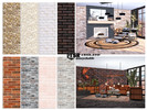 Sims 4 — Ceglato - Walls by marychabb — For short , medium , tall wall Kategory: Wallpaper Walls - 8 colors