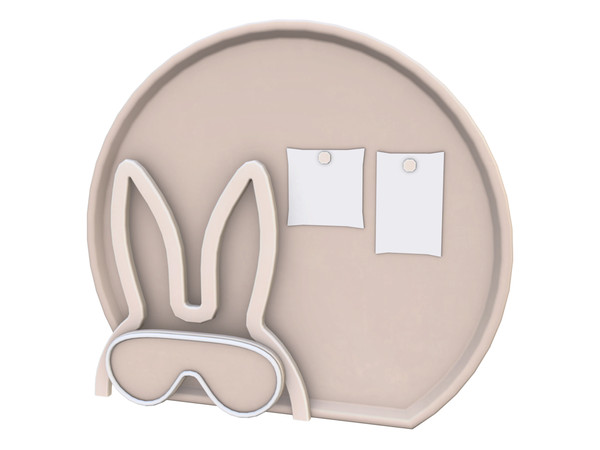 Sims 4 — Comiko Bunny Bedroom Board | Kids Bedroom by Comiko — Part 2 - Kids Bunny Bedroom Set is base game compatible