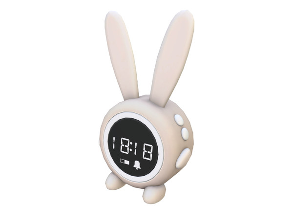 Sims 4 — Comiko Bunny Bedroom Clock | Kids Bedroom by Comiko — Part 2 - Kids Bunny Bedroom Set is base game compatible