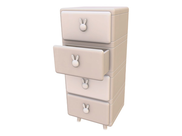 Sims 4 — Comiko Bunny Bedroom Dresser v2 | Kids Bedroom by Comiko — Part 3 - Kids Bunny Bedroom Set is base game