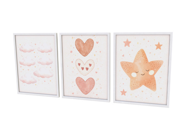 Sims 4 — Comiko Bunny Bedroom Wall Painting | Kids Bedroom by Comiko — Part 5 - Kids Bunny Bedroom Set is base game