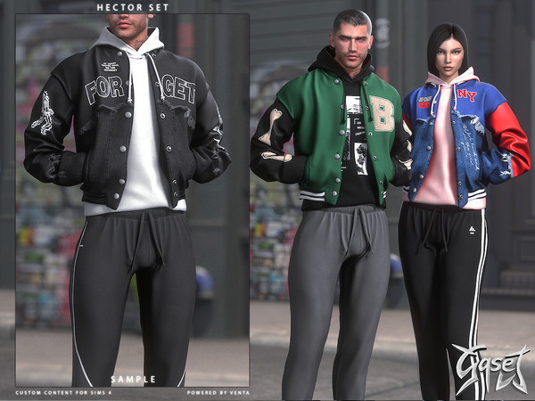 Sims 4 — GASET - Hector Pants by VentaStudio — Hector Pants (Male)