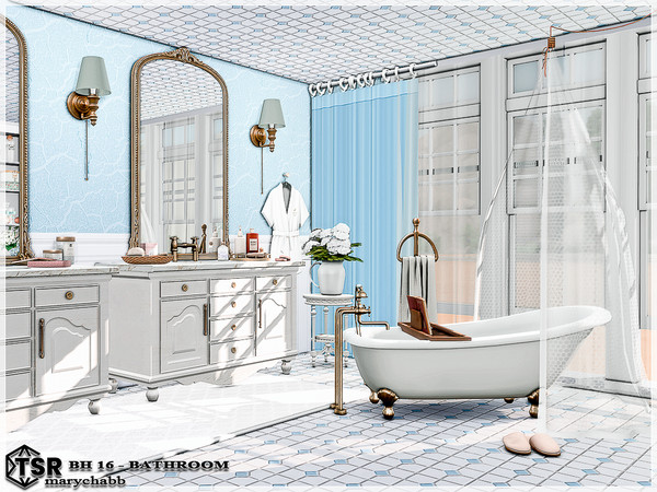 Sims 4 — BH16 - Bathroom by marychabb — I present a room - Bathroom . Room is fully equipped. Value: 21,265$