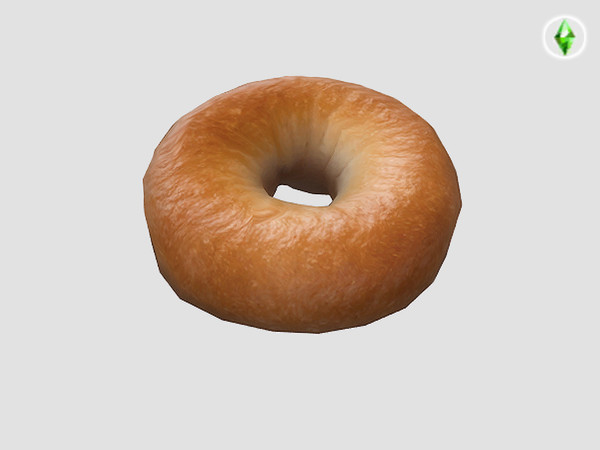 Sims 4 — Honey Bun Bakery Bagel by SaeraMaples — Decorative bread set and shelves add-on for the Honey Bun Bakery. All