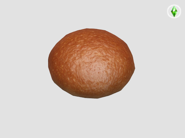 Sims 4 — Honey Bun Bakery Brioche by SaeraMaples — Decorative bread set and shelves add-on for the Honey Bun Bakery. All