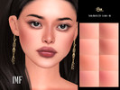 Sims 4 — IMF Tasha Blush N.220 by IzzieMcFire — Tasha Blush N.220 contains 8 colors in hq texture.