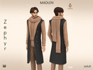 Sims 4 — Zephyr Outfit by Madlen — Chic and sophisticated... a timeless piece for every modern sim!