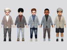 Sims 4 — Hansen Turtleneck Jacket Toddler by McLayneSims — TSR EXCLUSIVE