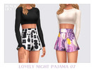 Sims 4 — Lovely Night Pajama 07 by Black_Lily — YA, A, Teen