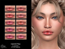 Sims 4 — Lipstick N291 by Layla — Female Glossy Lipstick Previews and swatches made in CAS using HQ Mod HQ - BG