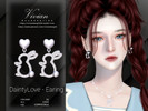 Sims 4 — Dainty Love - Earing by VivianDang — - All new meshes