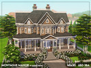 Sims 4 — Montague Manor (NO CC) by xogerardine — It's been a while since I've built a Victorian inspired house and I