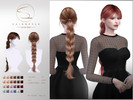 Sims 4 — sclub_ts4_hair_ 030426 by S-Club — Braid hairstyle, hope you like, thank you.