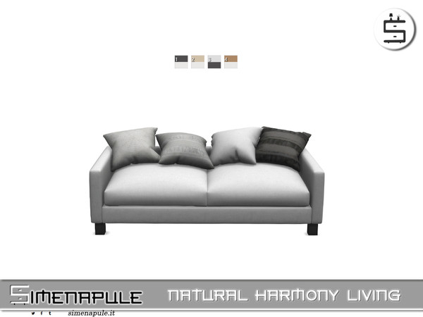 Sims 4 — [SeN4] Natural Harmony Living - Sofa by Simenapule — Natural Harmony LivingNatural Harmony Living