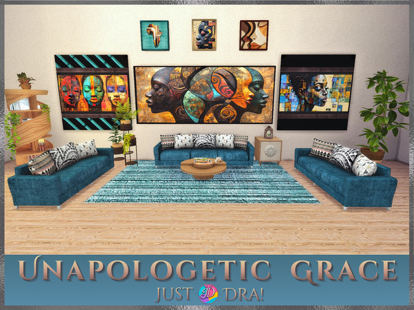 Sims 4 — Unapologetic Grace - Wall Art Set by Draven298 — This set was made with appreciation. With admiration. It was