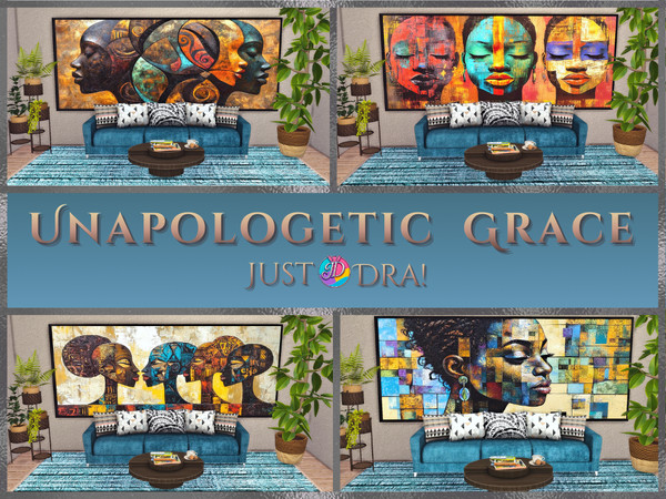 Sims 4 — JustDraven_UnapologeticGrace_ExtendedLandscape by Draven298 — This set was made with appreciation. With