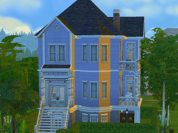 Sims 4 — Hillside Highlands by Vladlena000 — Situated within a tranquil suburban environment, this distinguished