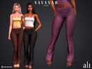 Sims 4 — SAVANAH pants by ali1 — Pants