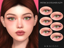 Sims 4 — Patricia Eyeliner A279 by ANGISSI — PREVIEWS MADE USING HQ MODE Makeup category