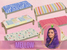Sims 4 — Mellow Bench by gokcemsims — Early access versions and exclusive content are available on my Patreon.